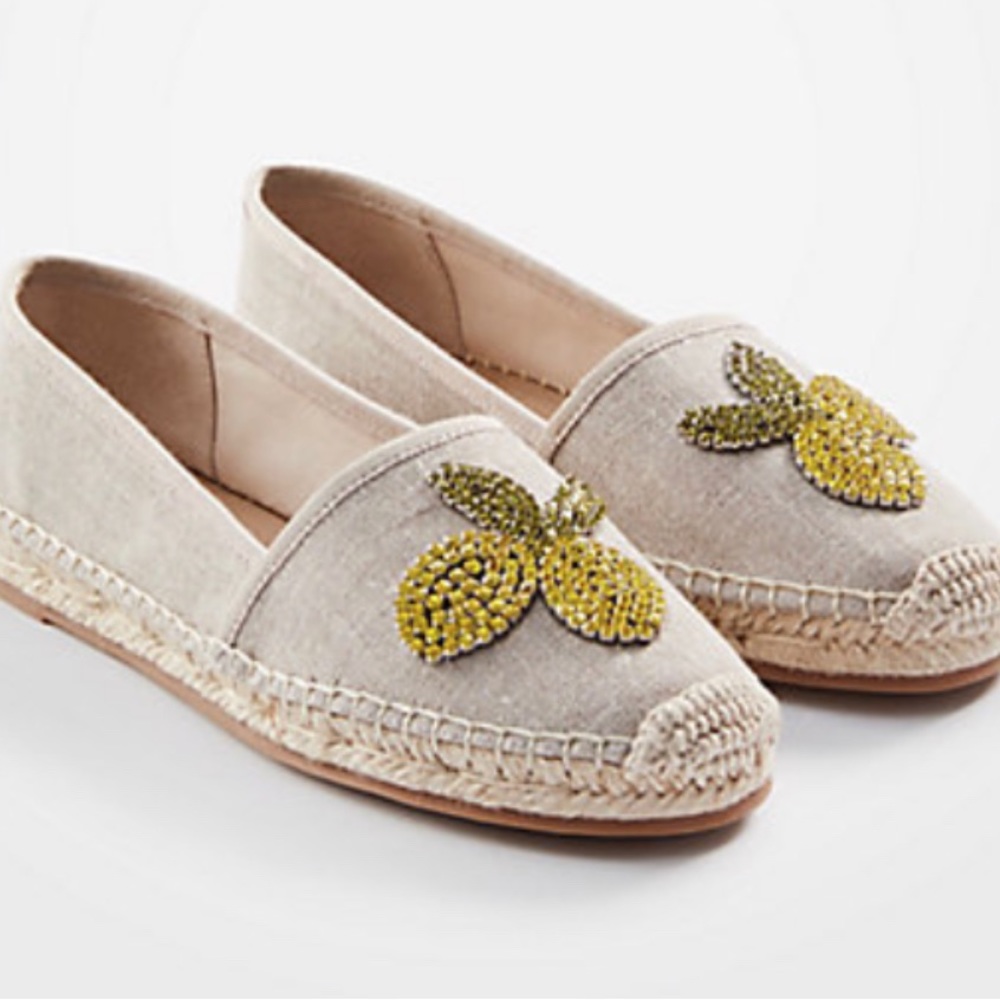 ANN TAYLOR Womens slip on espadrille shoes size 7M